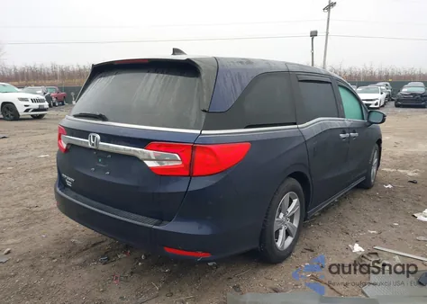 2018 Honda Odyssey Ex-L from USA, damaged, VIN 5FNRL6H7XJB087427